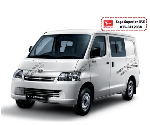 White Daihatsu Gran Max Semi-Panel Van, Saga Superior (PJ)